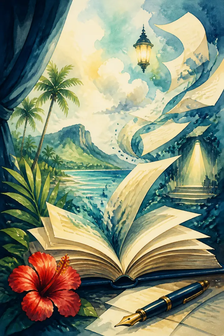 Painted artwork representing English