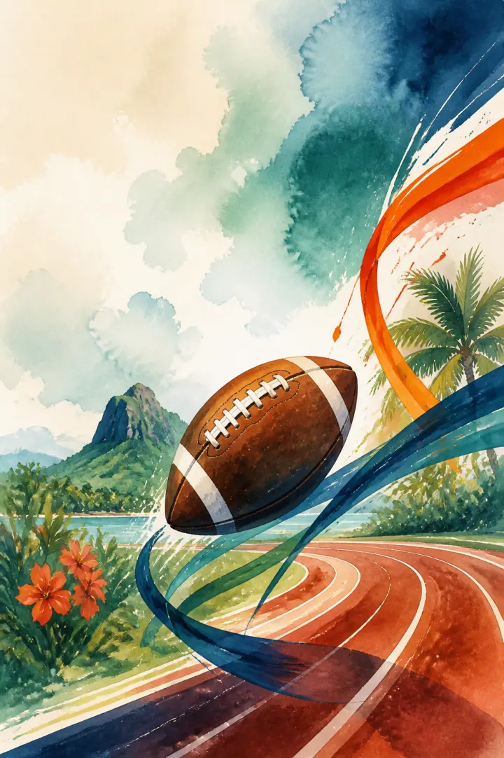 Painted artwork representing PE
